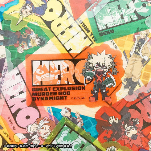 『僕のヒーローアカデミア』【食玩】Wダイカットクリアステッカー【BOX】
