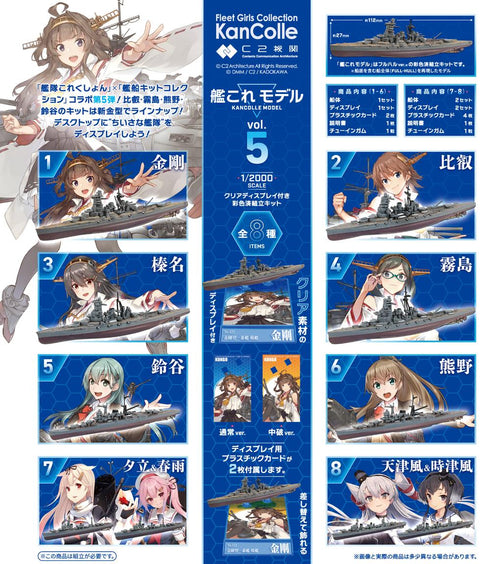 『艦これ』【食玩】1/2000 モデル5【BOX】