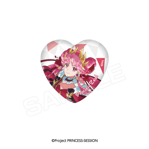 『プリンセッション・オーケストラ』ハート缶バッジセット
