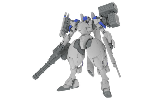 "POWERDoLLS" Plastic Kit X-4+ PD-802 Armored Infantry Weapon Set 3: Shoulder Parts for Weapon Mounting & DRu35 MLC & R25 Rocket & M7A Gatling Gun
