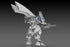 "POWERDoLLS" Plastic Kit X-4+ PD-802 Armored Infantry Weapon Set 3: Shoulder Parts for Weapon Mounting & DRu35 MLC & R25 Rocket & M7A Gatling Gun