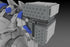 "POWERDoLLS" Plastic Kit X-4+ PD-802 Armored Infantry Weapon Set 3: Shoulder Parts for Weapon Mounting & DRu35 MLC & R25 Rocket & M7A Gatling Gun
