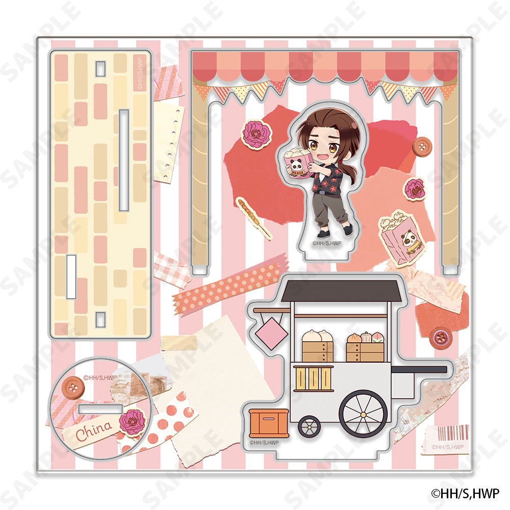 ヘタリア World☆Stars』アクリルスタンド 8 中国 -Holiday Marche