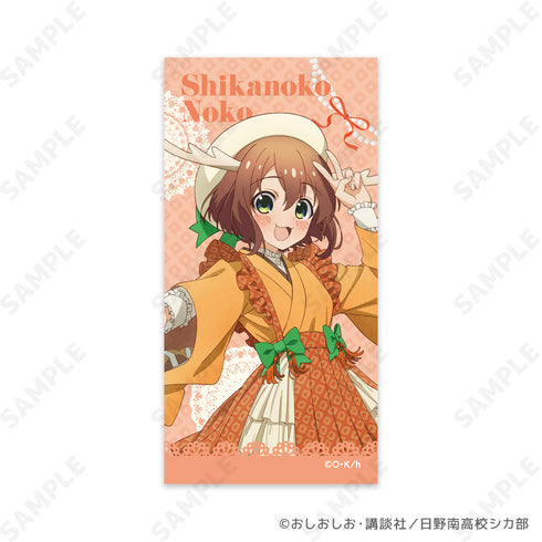 『しかのこのこのここしたんたん』クリアファイル&ステッカーセット 1 鹿乃子のこ-しかみみ和洋折衷-