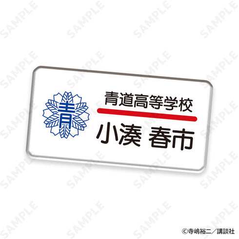 『ダイヤのA act II』Seido High School Baseball Club トレーディングネームバッジ【BOX】