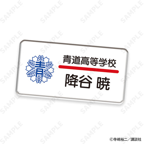 『ダイヤのA act II』Seido High School Baseball Club トレーディングネームバッジ【BOX】