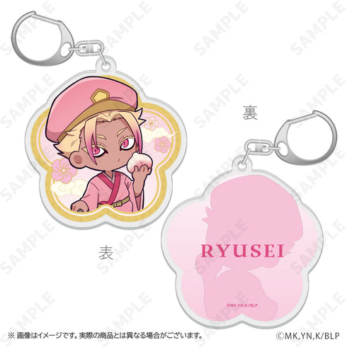 『ブルーロック』両面アクリルキーホルダー 7 士道龍聖 ふくふく七福神