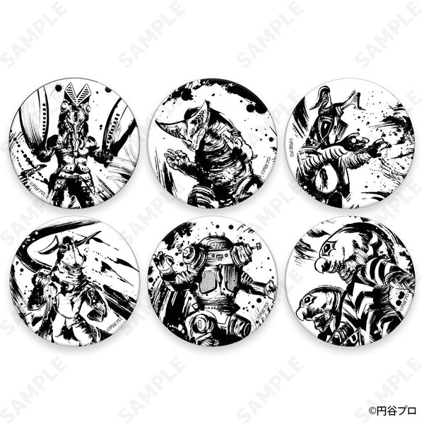 『ウルトラ怪獣』墨絵風コレクション トレーディング和紙風缶バッジ【BOX】
