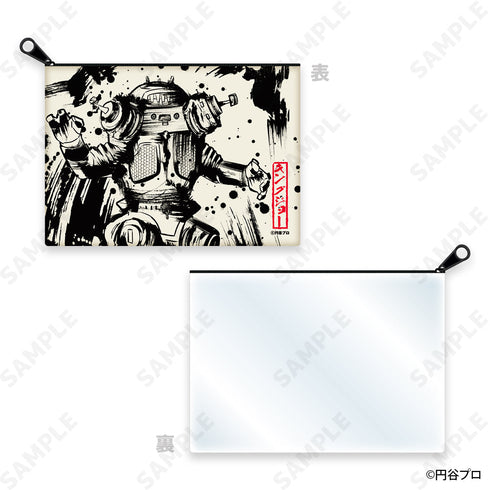 『ウルトラ怪獣』墨絵風コレクション クリア窓付きポーチ 5 キングジョー