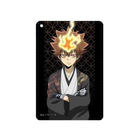 『家庭教師ヒットマンREBORN!』描き下ろしイラスト 沢田綱吉 和服Ver. 1ポケットパスケース【202507再販】