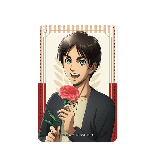 『進撃の巨人』描き下ろしイラスト エレン 1ポケットパスケース【202507再販】