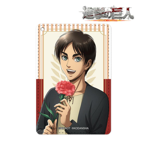 『進撃の巨人』描き下ろしイラスト エレン 1ポケットパスケース【202501再販】