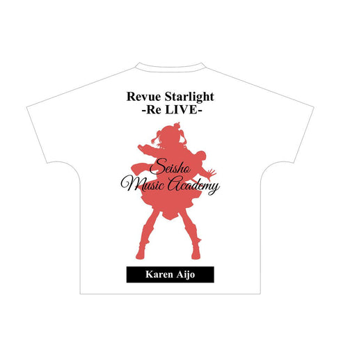 『少女☆歌劇 レヴュースタァライト -Re LIVE-』愛城華恋 Ani-Art フルグラフィックTシャツユニセックス【202501再販】