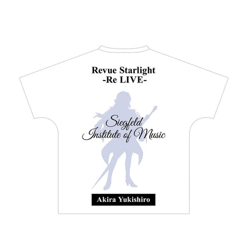 『少女☆歌劇 レヴュースタァライト -Re LIVE-』雪代晶 Ani-Art フルグラフィックTシャツユニセックス【202609再販】