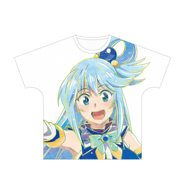 『この素晴らしい世界に祝福を!紅伝説』アクア Ani-Art フルグラフィックTシャツユニセックス【202609再販】