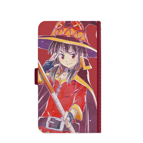 『映画 この素晴らしい世界に祝福を!紅伝説 』めぐみん Ani-Art ⼿帳型スマホケース