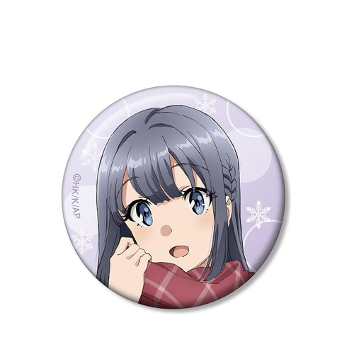 『青春ブタ野郎はバニーガール先輩の夢を見ない』描き下ろしイラスト 牧之原翔子 冬服ver. 缶バッジ【202509再販】
