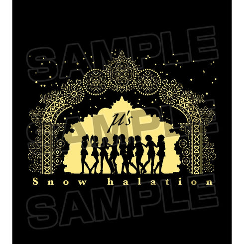 『ラブライブ!』Snow halation 箔プリントTシャツレディース【202406再販】