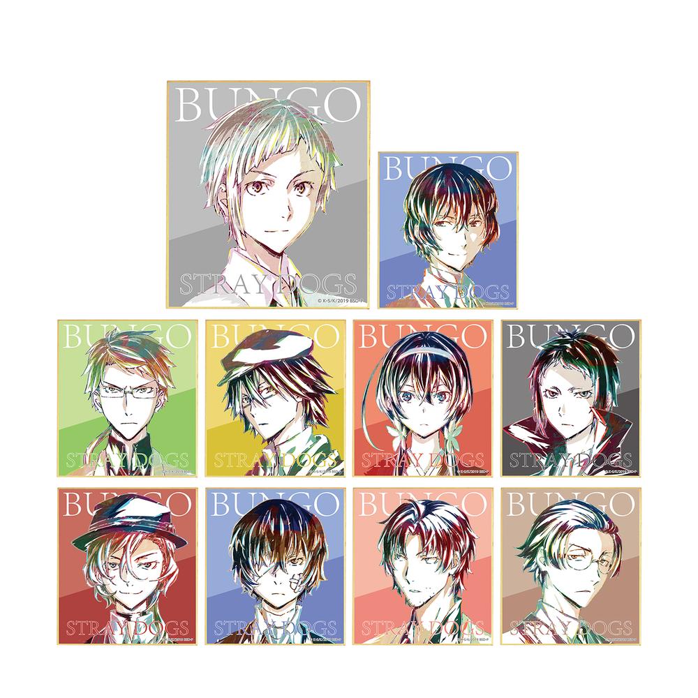 文豪ストレイドッグス 色紙 予約】文豪ストレイドッグス S4 中国限定 BOOMCOMICコラボ 花窓