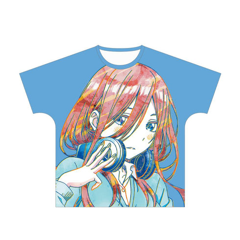『五等分の花嫁』三玖 Ani-Art フルグラフィックTシャツユニセックス【202501再販】