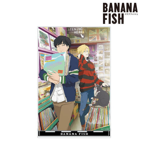 『BANANA FISH』描き下ろしイラスト レコードショップver. BIGアクリルスタンド【202512再販】