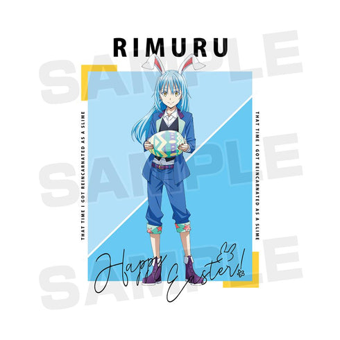 『転生したらスライムだった件』描き下ろしイラスト リムル イースターver. Tシャツレディース【202503再販】