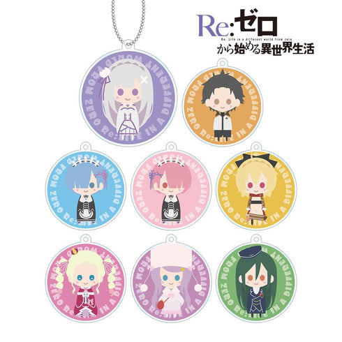 『Re:ゼロから始める異世界生活』トレーディング NordiQ アクリルキーホルダー(単位/BOX)【202506再販】