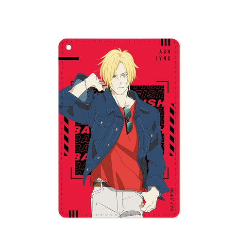 『BANANA FISH』描き下ろしイラスト アッシュ・リンクス デニムver. 1ポケットパスケース【202609再販】