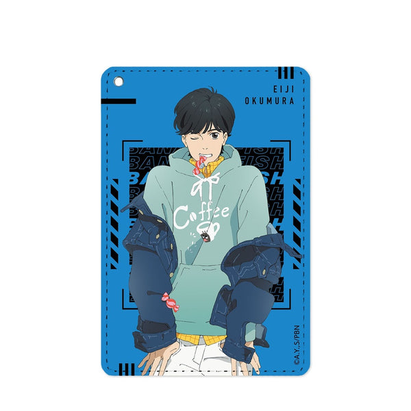 『BANANA FISH』描き下ろしイラスト 奥村英二 デニムver. 1ポケットパスケース【202609再販】