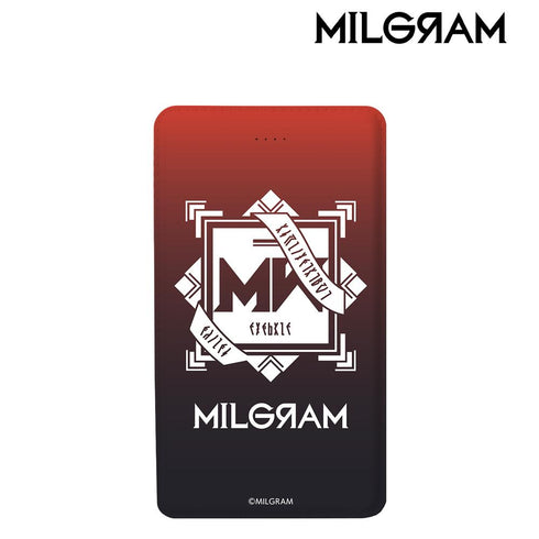 『MILGRAM -ミルグラム-』監獄エンブレム モバイルバッテリー【202502再販】