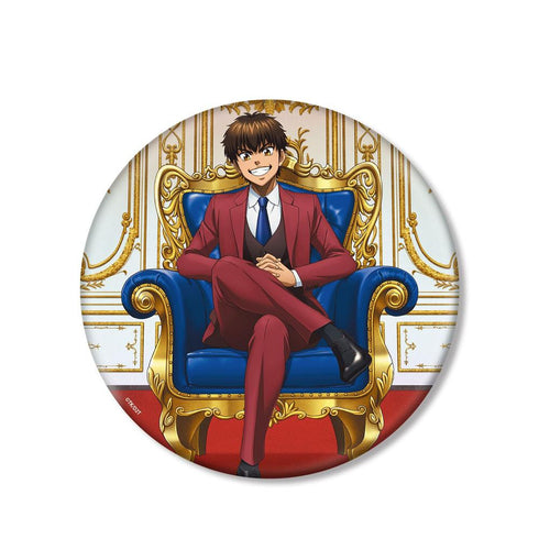『ダイヤのA actII』描き下ろしイラスト 沢村栄純 玉座ver. BIG缶バッジ【202607再販】