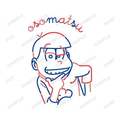 『おそ松さん』おそ松 ラインアート Tシャツメンズ【202503再販】