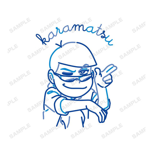 『おそ松さん』カラ松 ラインアート Tシャツメンズ【202509再販】