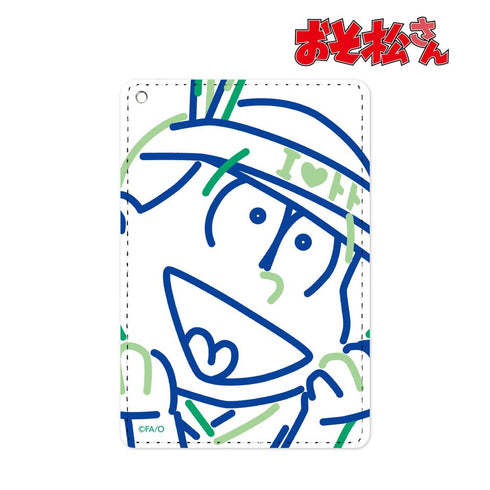 『おそ松さん』チョロ松 ラインアート 1ポケットパスケース【202509再販】