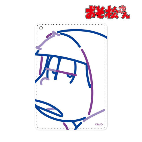 『おそ松さん』一松 ラインアート 1ポケットパスケース【202503再販】