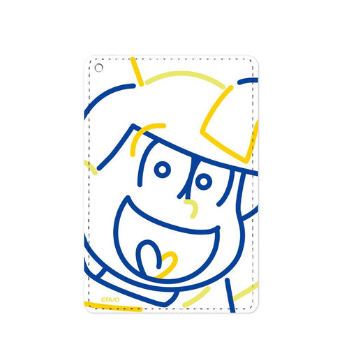 『おそ松さん』十四松 ラインアート 1ポケットパスケース【202503再販】