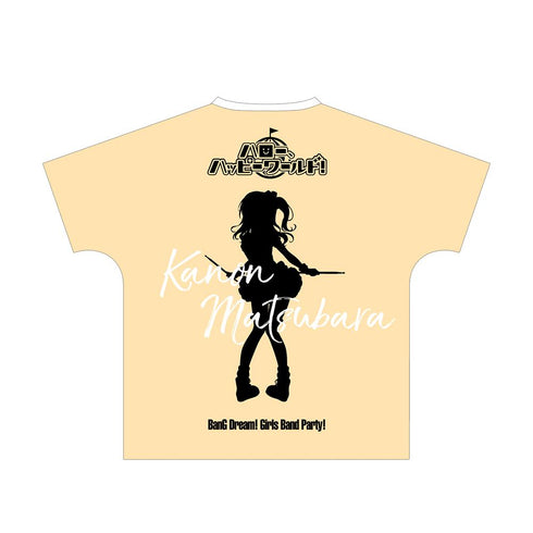 『BanG Dream! ガールズバンドパーティ!』松原 花音 Ani-Art フルグラフィックTシャツ vol.3ユニセックス【202501再販】