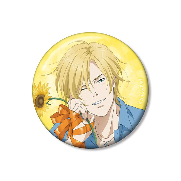 『BANANA FISH』描き下ろしイラスト アッシュ・リンクス バースデーver. 缶バッジ【202512再販】