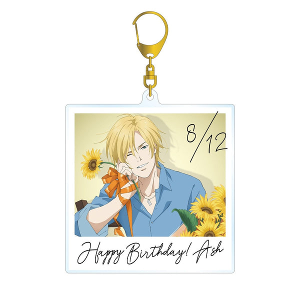 『BANANA FISH』描き下ろしイラスト アッシュ・リンクス バースデーver. ポラロイド風BIGアクリルキーホルダー【202609再販】
