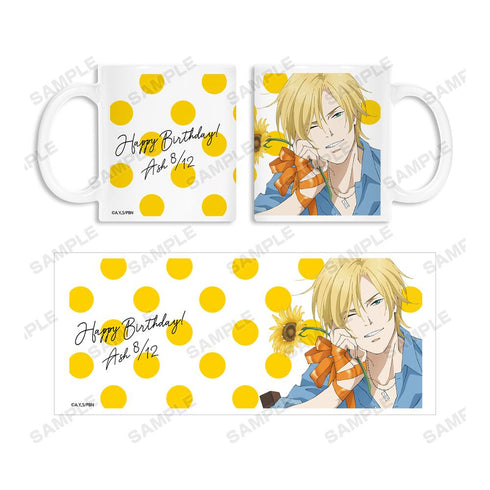 『BANANA FISH』描き下ろしイラスト アッシュ・リンクス バースデーver. マグカップ【202512再販】