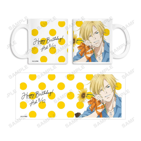 『BANANA FISH』描き下ろしイラスト アッシュ・リンクス バースデーver. マグカップ【202609再販】
