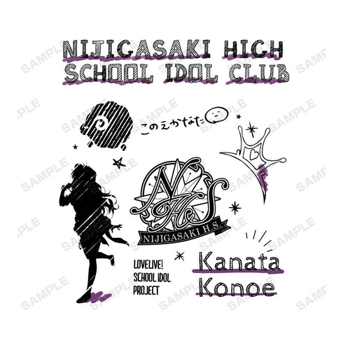 『ラブライブ!虹ヶ咲学園スクールアイドル同好会』近江彼方 Ani-Sketch Tシャツメンズ【202406再販】