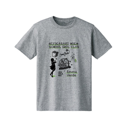 『ラブライブ!虹ヶ咲学園スクールアイドル同好会』エマ・ヴェルデ Ani-Sketch Tシャツレディース【202406再販】