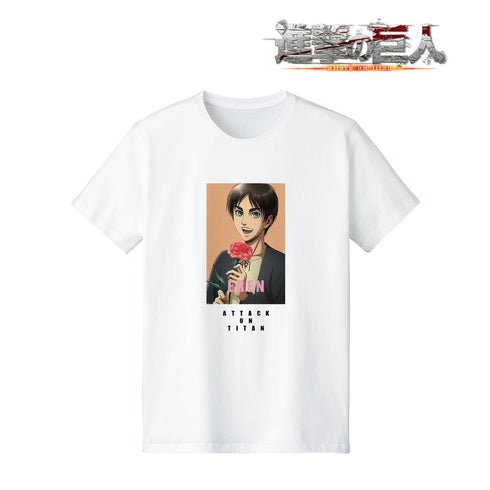 『進撃の巨人』描き下ろしイラスト エレン Tシャツメンズ【202507再販】