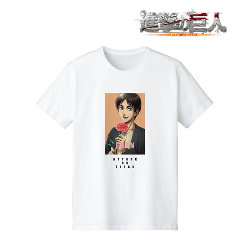 『進撃の巨人』描き下ろしイラスト エレン Tシャツレディース【202604再販】