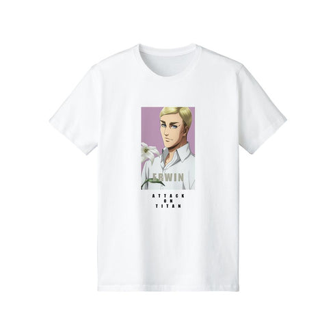 『進撃の巨人』描き下ろしイラスト エルヴィン Tシャツレディース【202512再販】