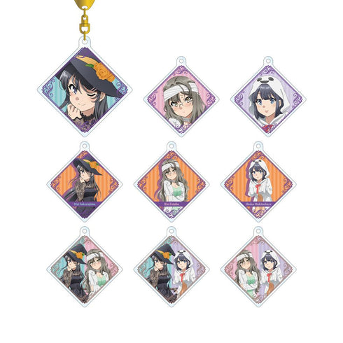 『青春ブタ野郎はバニーガール先輩の夢を見ない』描き下ろしイラスト ハロウィンver. トレーディングアクリルキーホルダー(単位/BOX)【202512再販】