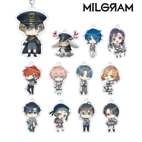 『MILGRAM -ミルグラム-』トレーディング ちびキャラ アクリルキーホルダー(単位/BOX)【202506再販】