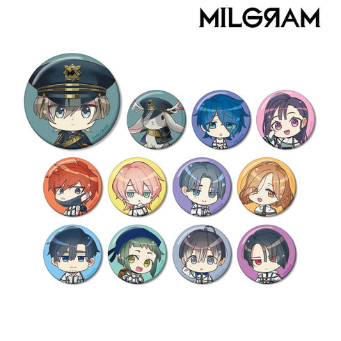 『MILGRAM -ミルグラム-』トレーディング ちびキャラ 缶バッジ(単位/BOX)【202601再販】
