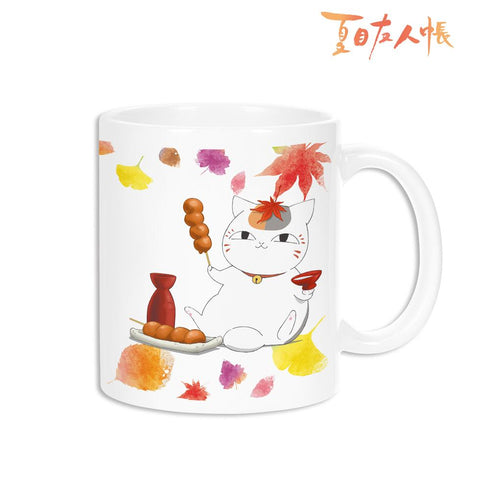 『夏目友人帳』描き下ろしイラスト ニャンコ先生 紅葉狩りver. マグカップ【202602再販】